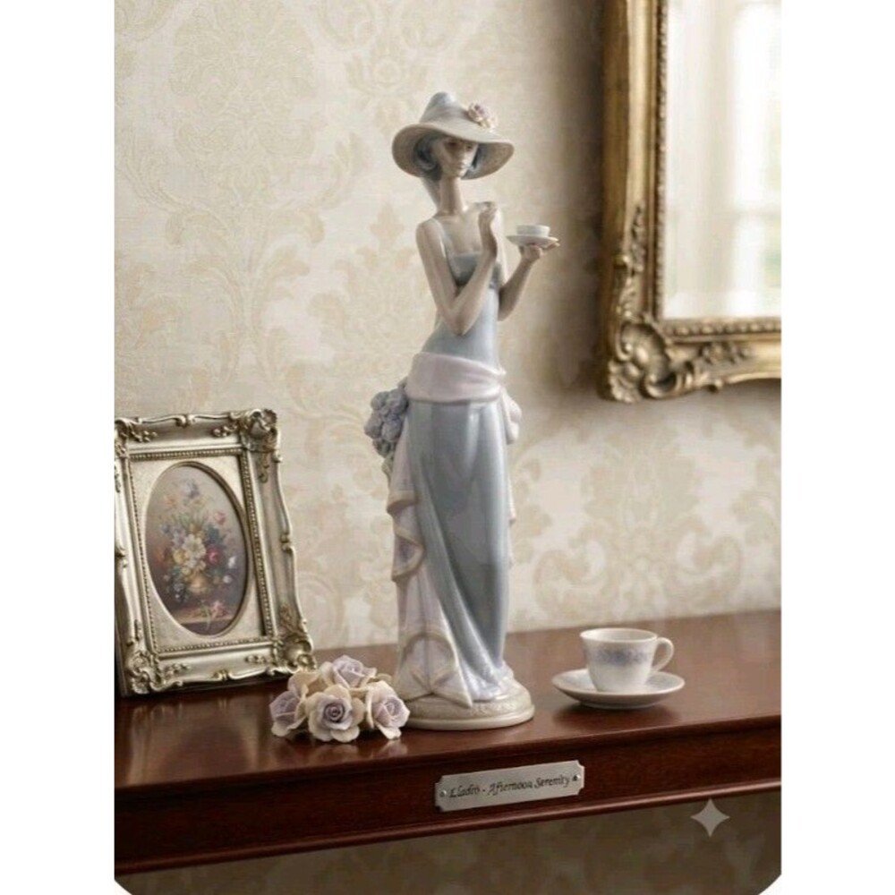 Vintage Lladro 5470 Tea Time 14.5" Juan Herta Retired